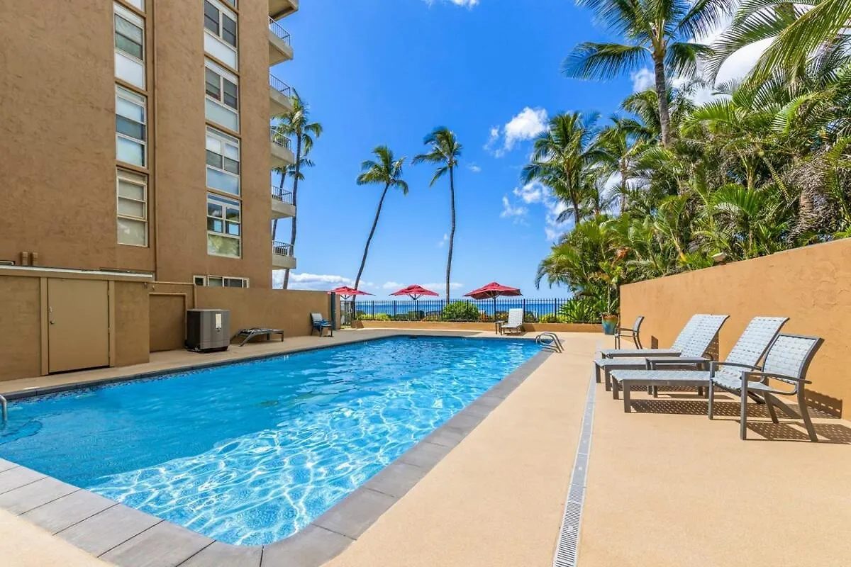 Nani Kai Hale 403- Top Floor 1 Bedroom With Ac & Partial Ocean View Kihei Apartment