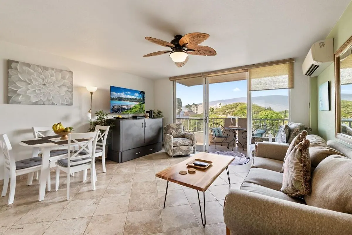 Nani Kai Hale 403- Top Floor 1 Bedroom With Ac & Partial Ocean View Kihei